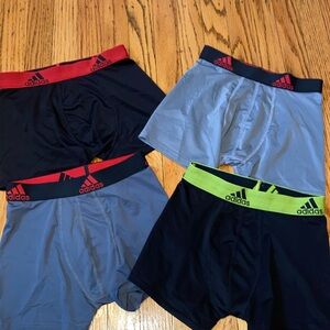 Adidas size 10/12 set of 4 boys underwear